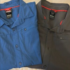 Gerry Weber Lightweight Blue and Gray Shirt Jacket